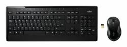 Fujitsu LX901 Tastatur Maus enthalten RF Wireless Schwarz  - ausländische Version