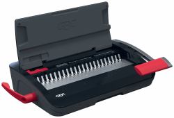 GBC CombBind CB12 Kamm-Bindegerät 165 Blätter Schwarz, Rot 