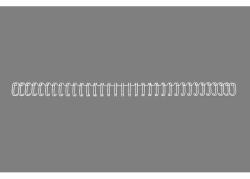 GBC Drahtbinderücken A4, 2:1, 23 Ringe, 16 mm, weiss [200] 