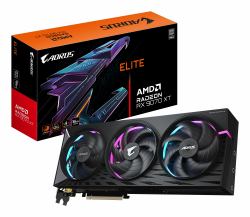 GIGABYTE AORUS Radeon RX 9070 XT ELITE 16G Grafikkarte - 16 GB GDDR6, 256 Bit, PCI-E 5.0, 3100 MHz Kernfrequenz, 2 x DisplayPort, 2 x HDMI, GV-R9070XTAORUS E-16GD 