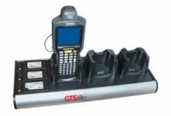 GTS HCH-3033-CHG Ladestationsorganiser Auf dem Schreibtisch montiert Aluminium Aluminium, Schwarz 