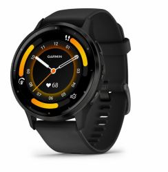 Garmin Venu 3 3,56 cm [1.4"] AMOLED 45 mm Digital 454 x 454 Pixel Touchscreen Schwarz WLAN GPS 