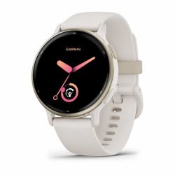 Garmin Vivoactive 5 3,05 cm [1.2"] AMOLED 42 mm Digital 390 x 390 Pixel Touchscreen Weiß WLAN GPS 