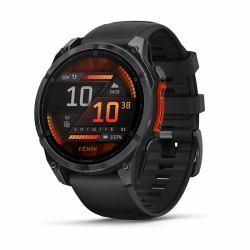 Garmin Fenix 8 3,56 cm [1.4"] AMOLED 47 mm Digital 454 x 454 Pixel Touchscreen Schwarz WLAN GPS 