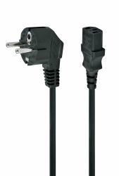 Gembird PC-186-VDE-10M Stromkabel Schwarz CEE7/4 C14-Koppler 