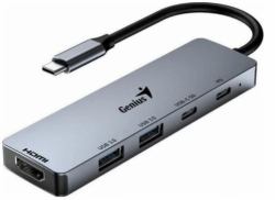 Genius Computer Technology Genius UH-500 USB Typ-C Silber 