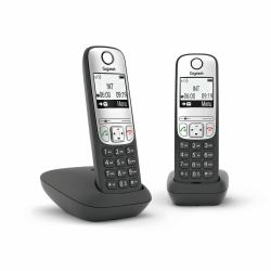 Gigaset A690A Duo Analoges/DECT-Telefon Anrufer-Identifikation Schwarz  - ausländische Version