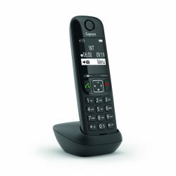 Gigaset AS690HX Analoges/DECT-Telefon Anrufer-Identifikation Schwarz  - ausländische Version