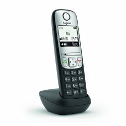 Gigaset A690HX Analoges/DECT-Telefon Anrufer-Identifikation Schwarz, Silber 