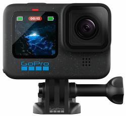 GoPro Hero12 Black Action Sports - Camera 27 Mp 5K Ultra Hd Cmos - 25.4 / 1.9 Mm [1 / 1.9"] Wi-Fi 121 G - Warranty: 12M
