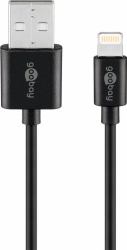 Goobay 63523 Lightning-Kabel 1 m Schwarz 