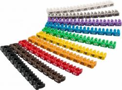 Goobay CABLE MARKER CLIPS DIGITS 0-9 - FOR CABLE DIAMETERS UPTO - 2.5MM