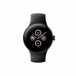 Google Pixel Watch 2 AMOLED 41 mm Digital Touchscreen Schwarz WLAN GPS 