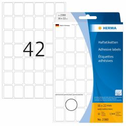 HERMA Vielzwecketiketten 16x22 mm weiß Papier matt Handbeschriftung 1344 St. 