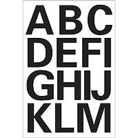 HERMA Letters 25mm A-Z weatherproof film black 2 sheets Selbstklebendes Symbol 