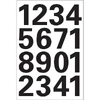 HERMA Numbers 25mm 0-9 weatherproof film black 1 sheet Selbstklebendes Symbol 