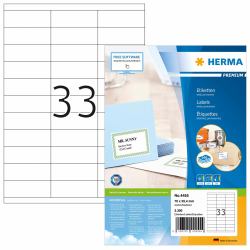 HERMA Etiketten Premium A4 70x25.4 mm weiß Papier matt 3300 St. 