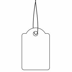 HERMA Hängeetiketten 18x28 mm mit Faden weiß 1000 St. 