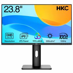 HKC B2422F Computerbildschirm 60,5 cm [23.8"] 2560 x 1440 Pixel 2K Ultra HD Schwarz 
