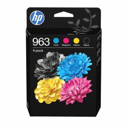 HP 963 4er-Pack OriginalDruckerpatronen Schwarz/Cyan/Magenta/Gelb 