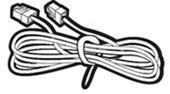 HPE 8120-8922 Telefonkabel 3 m Schwarz 