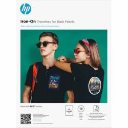 HP Iron-On Transfers für dunkle Textilien A4 [210 x 297 mm], 10 Blatt 