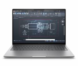 HP ZBook 8 G1i Intel Core Ultra 7 255H Mobiler Arbeitsplatz 40,6 cm [16"] WUXGA 32 GB DDR5-SDRAM 1 TB SSD Wi-Fi 7 [802.11be] Windows 11 Pro AI PC Silber 