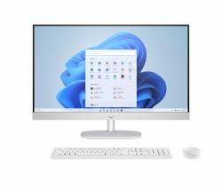 HP 27-cr0000na AMD Ryzen 7 7730U 16GB RAM 512GB SSD 27" Windows 11 Home All-in-One PC - White - BM5L9EA#ABU - UK version