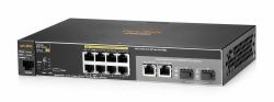 HPE Aruba Networking Aruba 2530 8G PoE+ Managed L2 Gigabit Ethernet [10/100/1000] Power over Ethernet [PoE] 1U Schwarz 