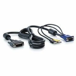 HPE 1x4 KVM Console 6ft USB Cable Tastatur/Video/Maus [KVM]-Kabel Schwarz 1,82 m 