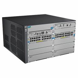 HPE 8206-44G-PoE+-2XG v2 zl Managed L3 Gigabit Ethernet [10/100/1000] Power over Ethernet [PoE] 6U Schwarz, Grau 