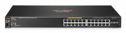 HPE Aruba Networking Aruba 2530 24G PoE+ Managed L2 Gigabit Ethernet [10/100/1000] Power over Ethernet [PoE] 1U Schwarz 