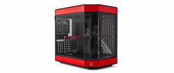 HYTE Y60 Midi Tower Schwarz, Rot 