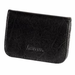 Hama Memory Card Case Speicherkarte-Gehäuse 4 Karten Kunstleder Schwarz 