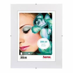 Hama Rahmenloser Bildhalter "Clip-Fix", Normalglas, 21 x 29,7 cm 