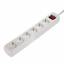 Hama 00121915 Spannungsschutz Weiß 6 AC-Ausgänge 230 V 3 m 