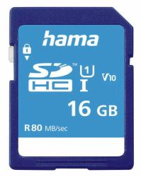 Hama 00124134 Speicherkarte 16 GB SDHC UHS-I Klasse 10 