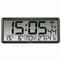 Hama Jumbo Digitale Uhr Rechteck Schwarz 