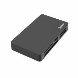 Hama All in One Kartenleser USB Schwarz 