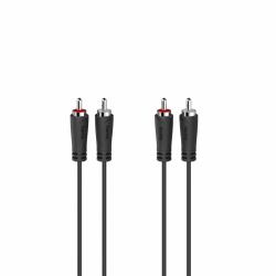 Hama 00205258 Audio-Kabel 3 m 2 x RCA Schwarz 