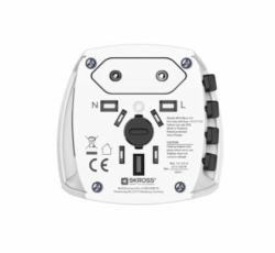 Hama MUV Micro Netzstecker-Adapter Universal Weiß 