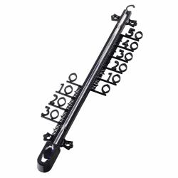 Hama 00186405 Umgebungsthermometer Mechanisches Umgebungsthermometer Drinnen/Draußen Schwarz 