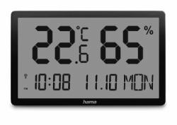 Hama 00222232 Digitale Wetterstation Schwarz Akku 