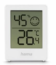 Hama 00222233 Digitale Wetterstation Weiß Akku 