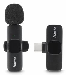 Hama Smart Wireless Schwarz Lavalier-/Aufsteckmikrofon 
