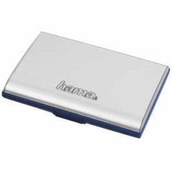 Hama Fancy Card Case CF Speicherkarte-Gehäuse Silber 