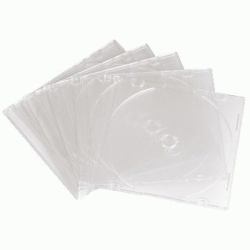Hama CD Slim Empty Box, pack 10, transparent 1 Disks 