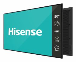 Hisense 50DM66E Signage-Display Digital Signage Flachbildschirm 127 cm [50"] LED WLAN 500 cd/m² 4K Ultra HD Schwarz Eingebauter Prozessor Android 11 24/7 