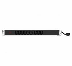 Hypertec 808544-HY Verlängerungskabel 4 m 4 AC-Ausgänge Drinnen Schwarz 