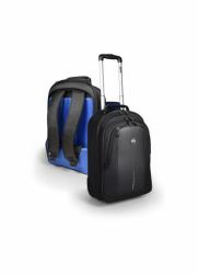 Hypertec BackPack Trolley suitable for laptops up to 15.6" Screens with a dedicated tablet pocket for up to 10.1" Tablets- Manufactured from heavy Ballistic Nylon and can be used as a Back Pack or as a Trolley case which has rubber wheels concealed in the base of the Back Pack and a telescopic handle in the top. Plenty of storage space- for documents- phone- charges and power supply in addition to protecting your hardware devices [1Year warranty]